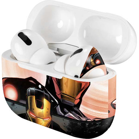 Marvel Iron Man Three Panel AirPods Skins
